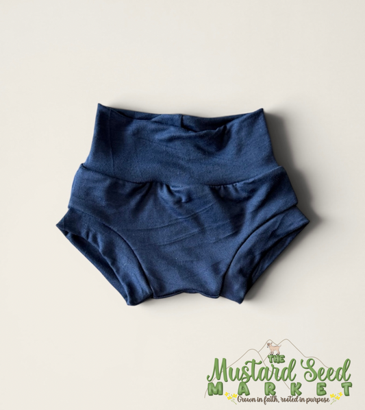 0/3m Navy Blue Bummies